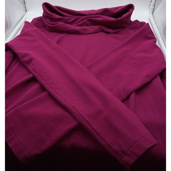 Lands End Cowl Neck Ladies Cozy Sweatshirt Stretch Pullover Size XL 18-20 - Picture 8 of 9